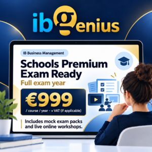 Schools Premium Exam Ready – IB Business Management
