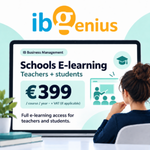 Schools E-learning – IB Business Management